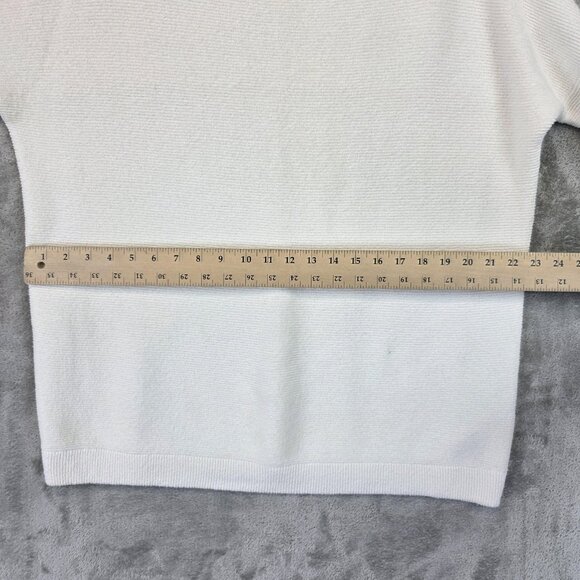 Free People Sweater Womens XS White Ottoman Slouchy Tunic Cowl Neck OB432957 - Picture 7 of 14